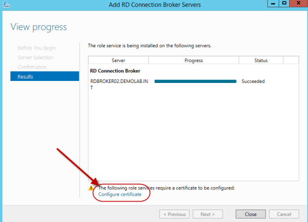 Configuring HA for the Remote Desktop Connection Broker in a 2012 RDS ...